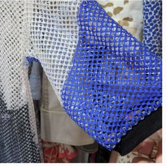 Zara Sheer Swim Beach Cover up Mesh Midi Dress - Picture 4 of 5